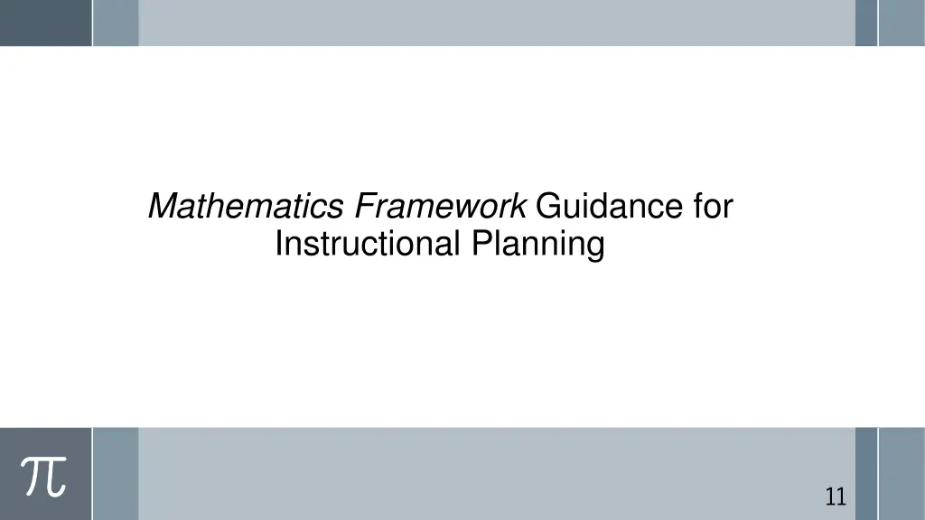 mathematics framework guidance for instructional