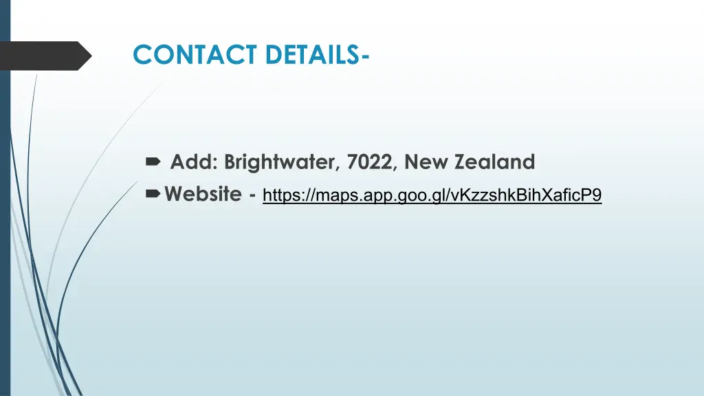 contact details