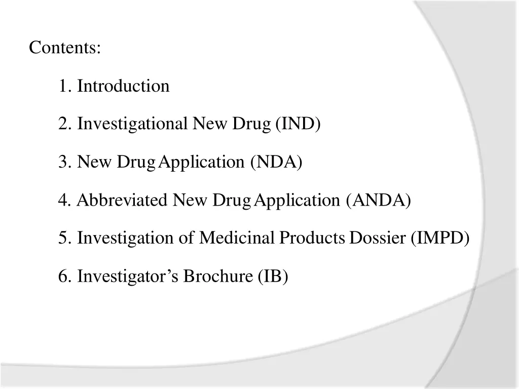 contents