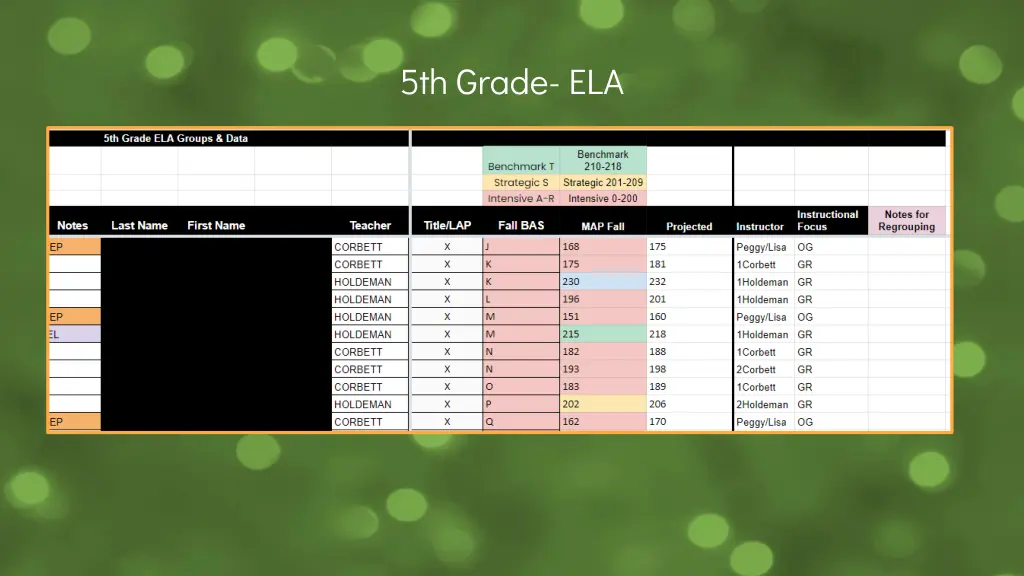 5th grade ela