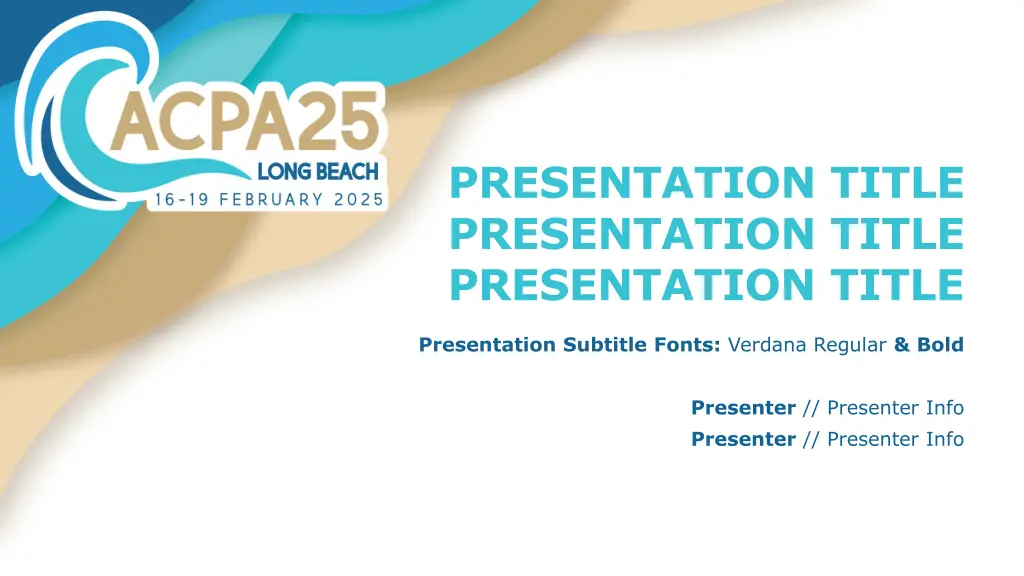 presentation title presentation title
