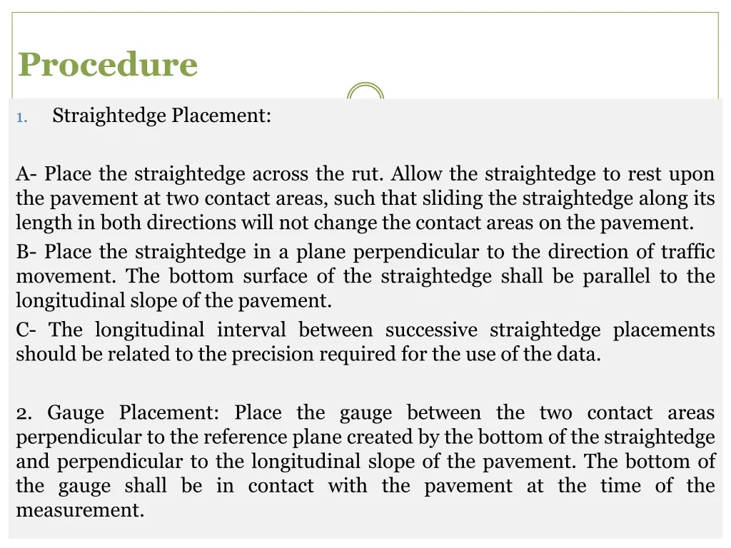 procedure