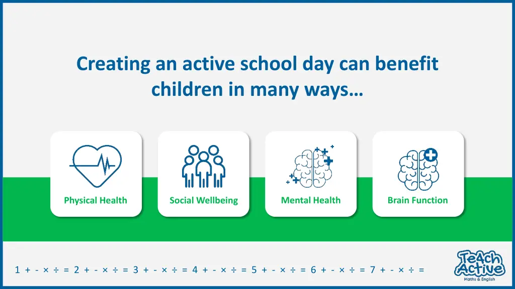 creating an active school day can benefit