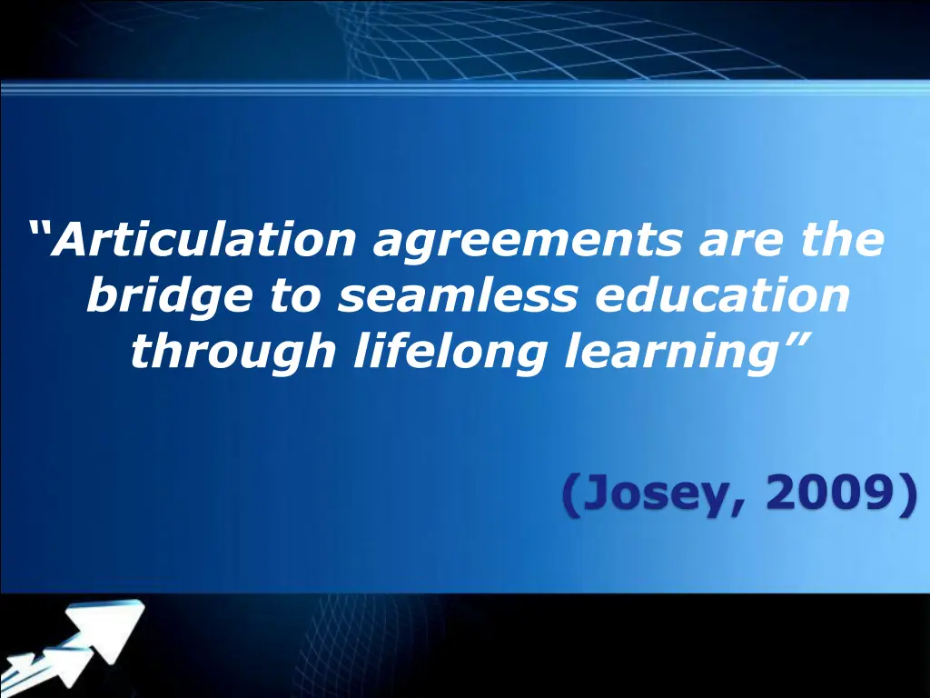 articulation agreements are the bridge