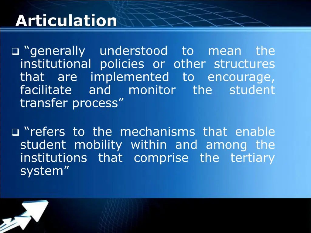 articulation