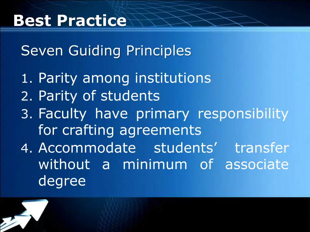 best practice