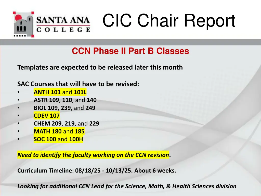 cic chair report 8
