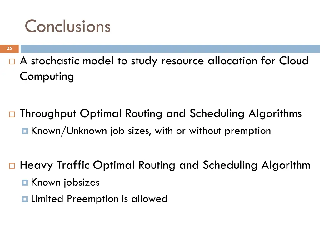 conclusions