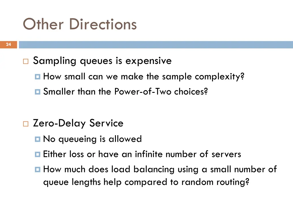 other directions