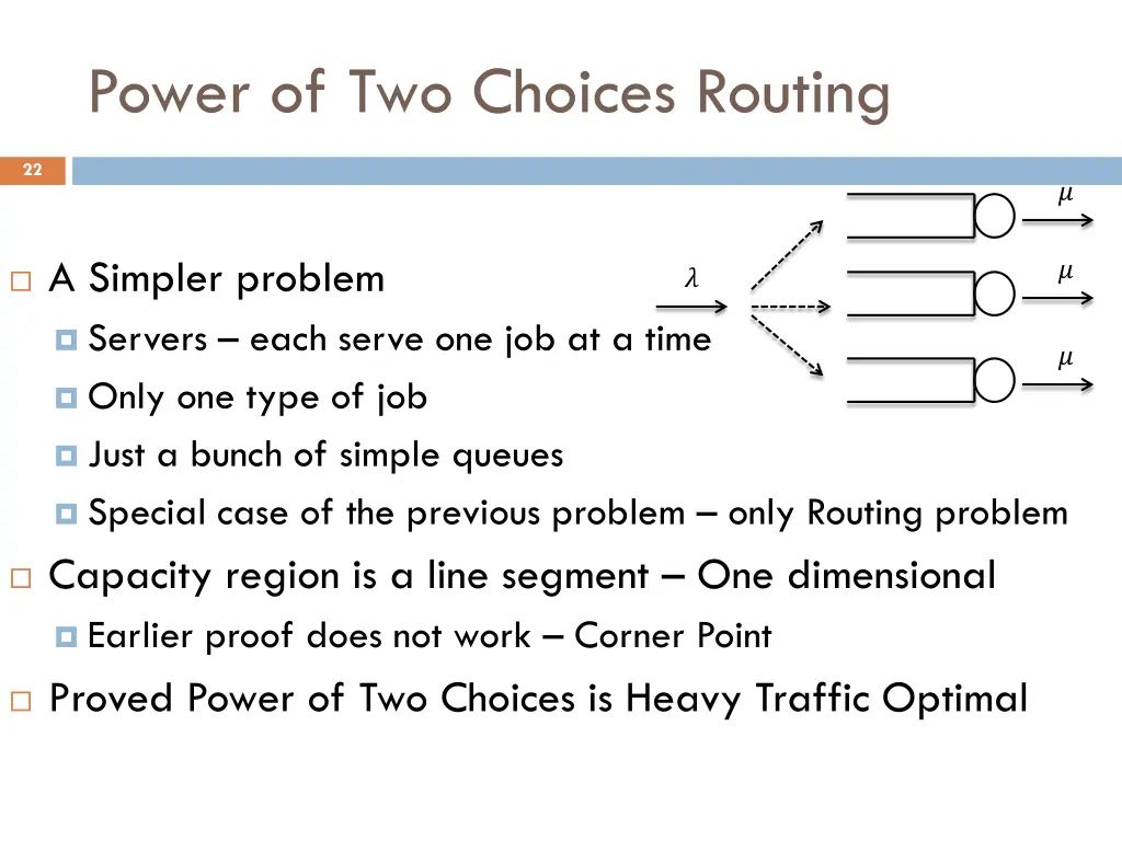 power of two choices routing
