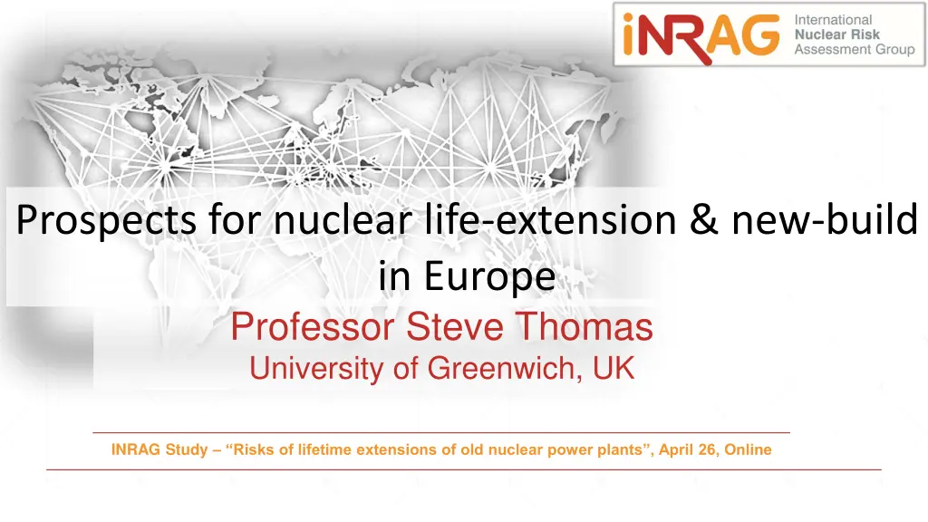prospects for nuclear life extension new build