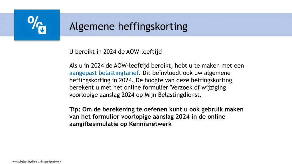 algemene heffingskorting 2