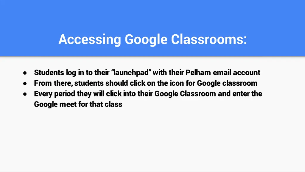 accessing google classrooms