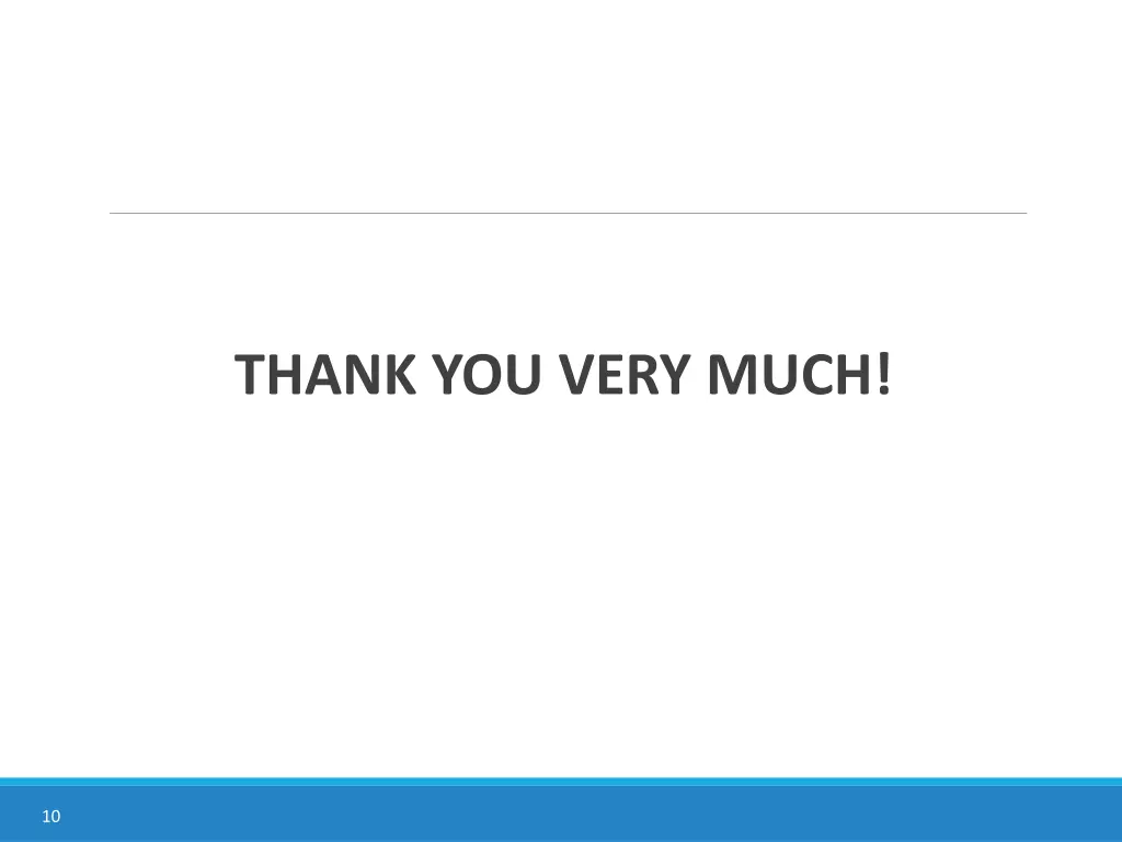 thank you very much