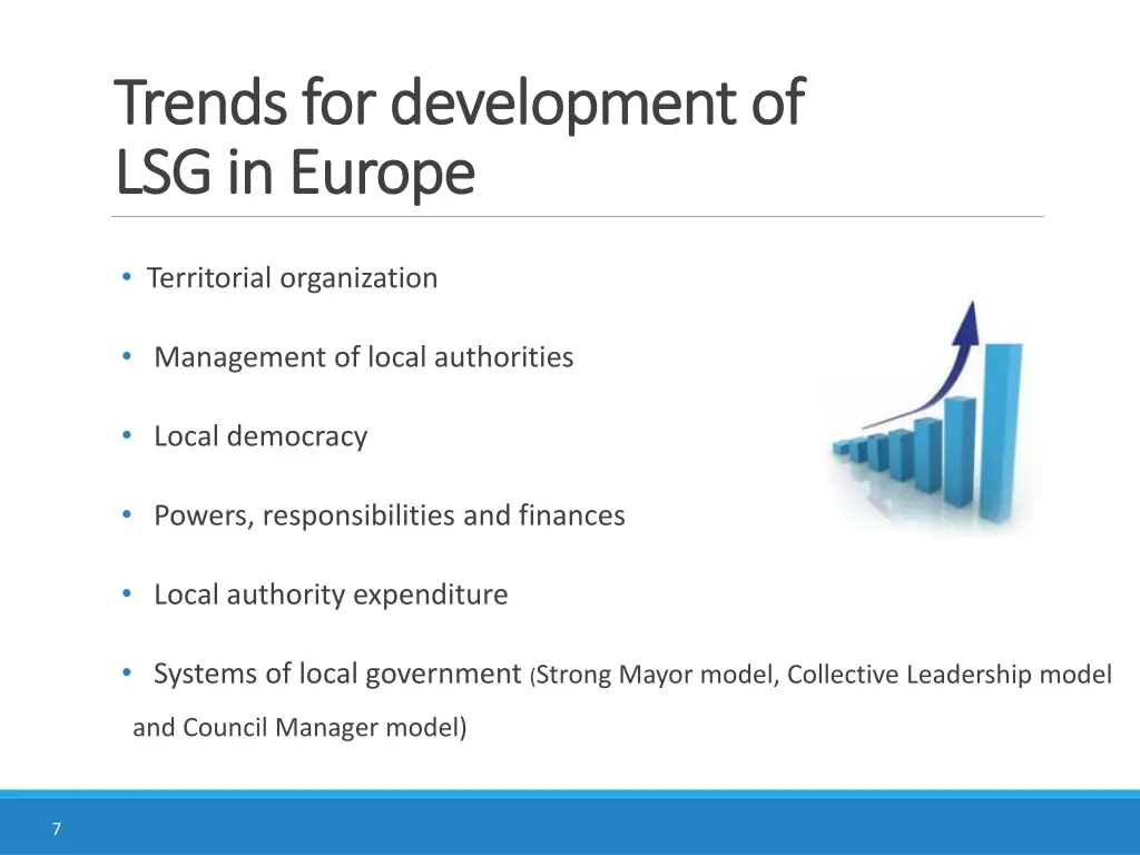 trends for development of trends for development