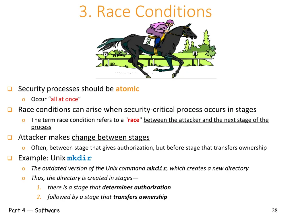 3 race conditions