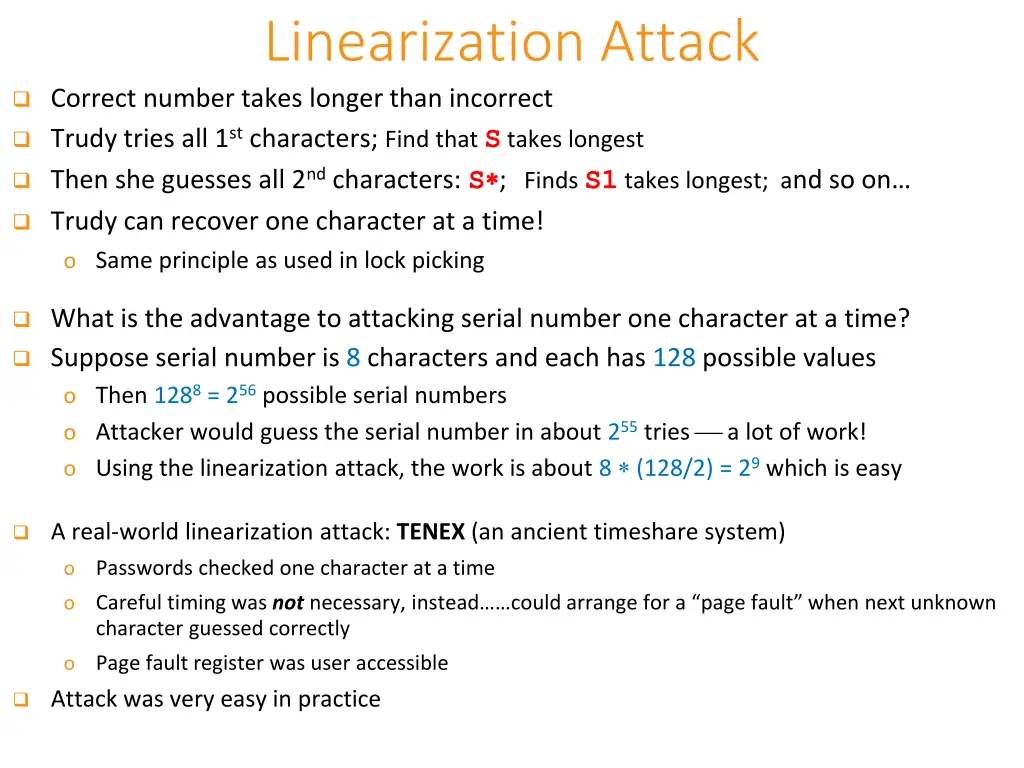 linearization attack 1