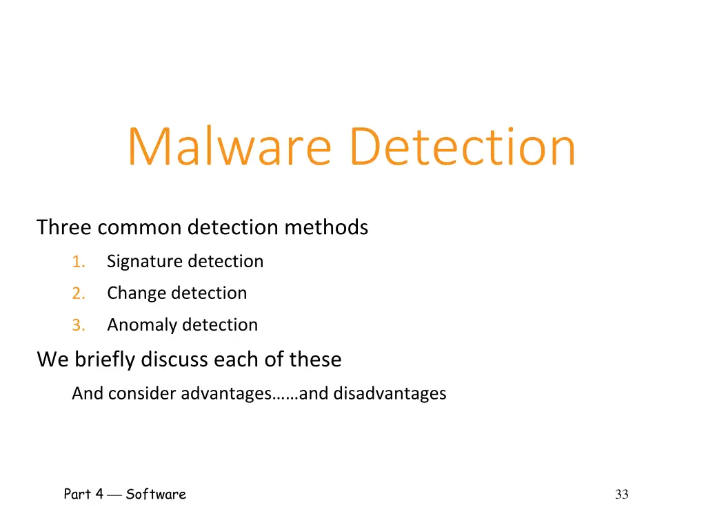 malware detection