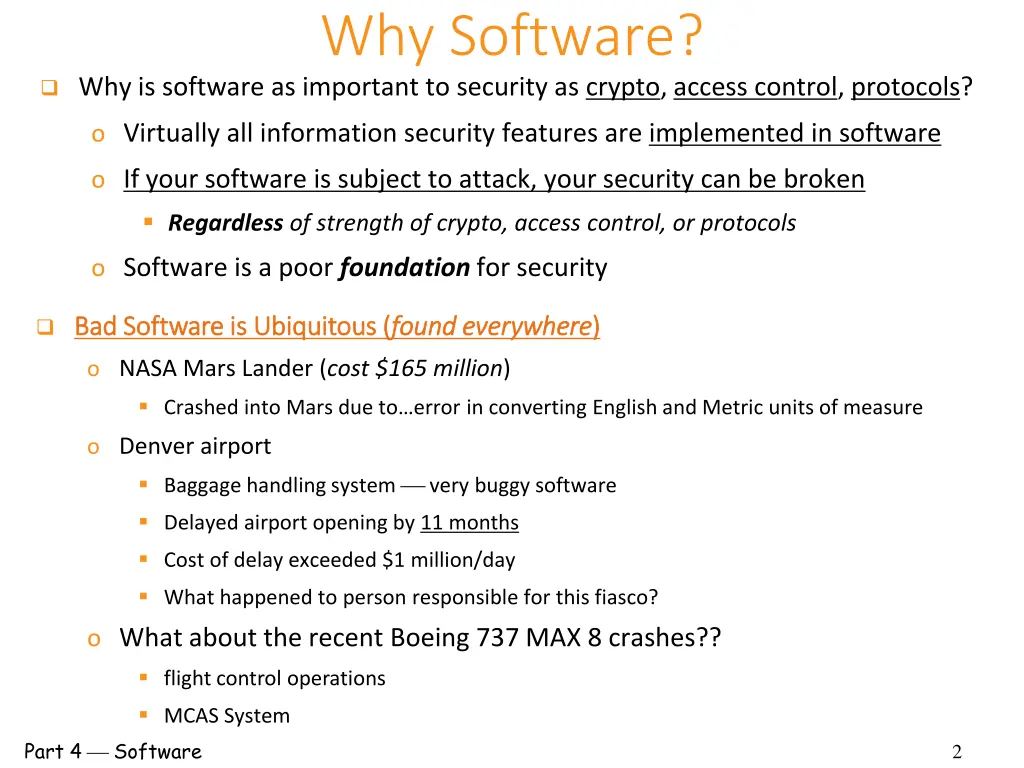 why software