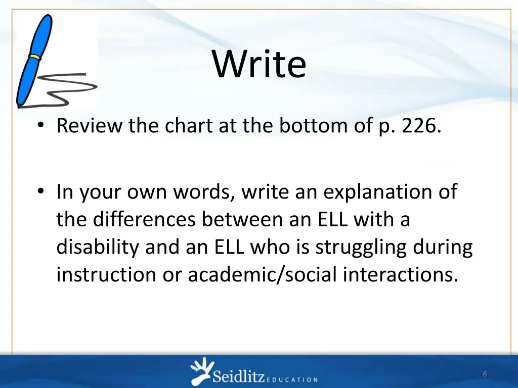 write