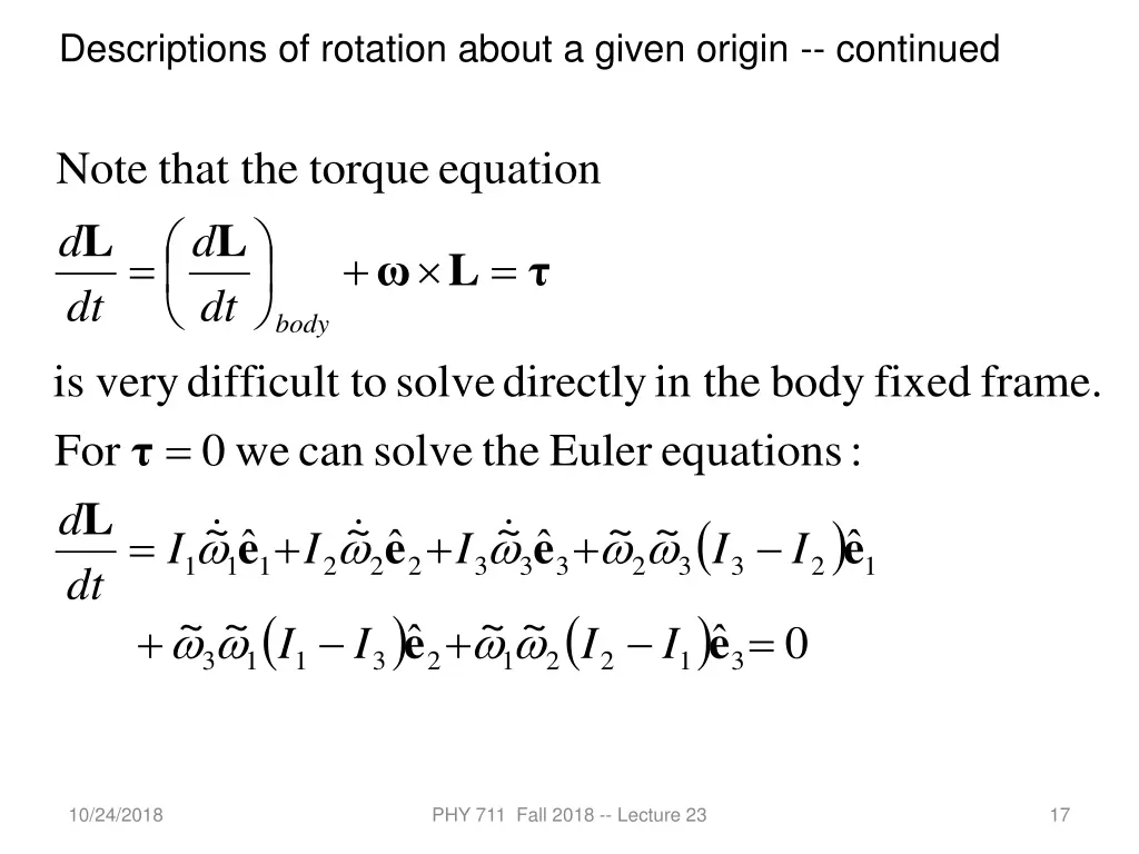 descriptions of rotation about a given origin 2