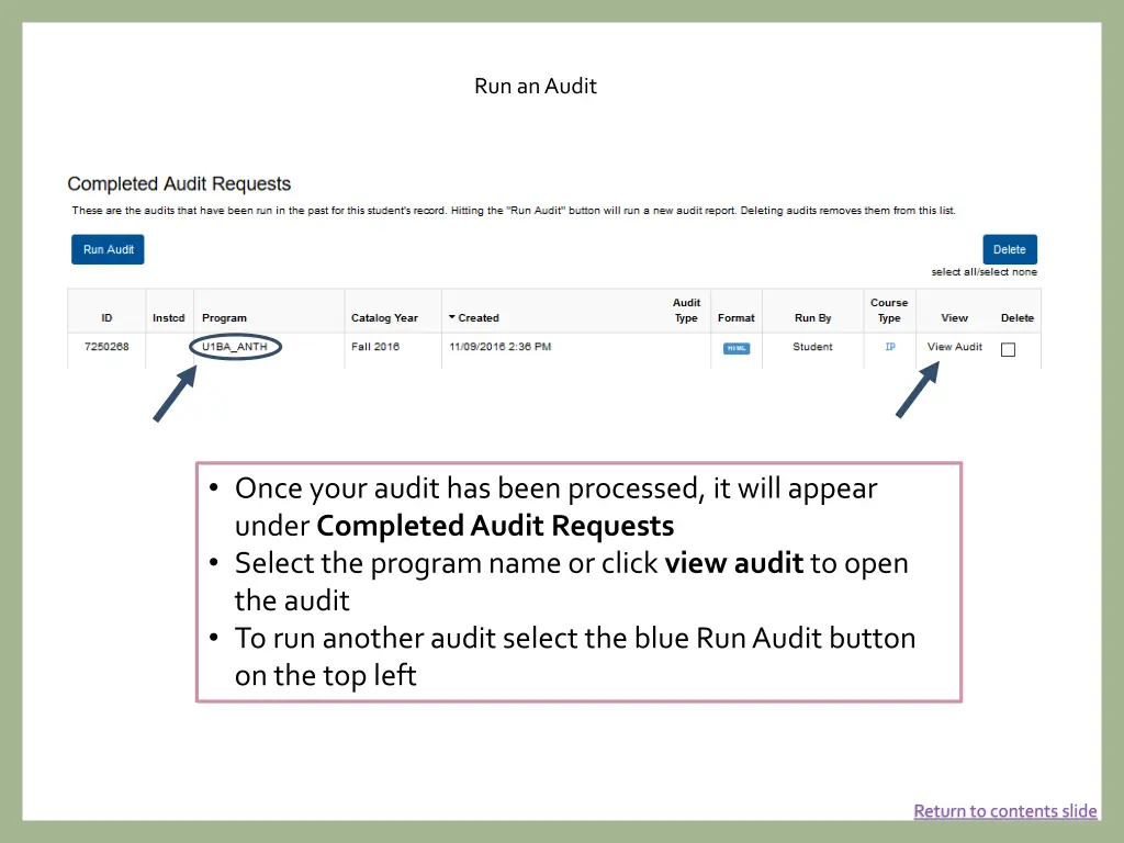 run an audit 4