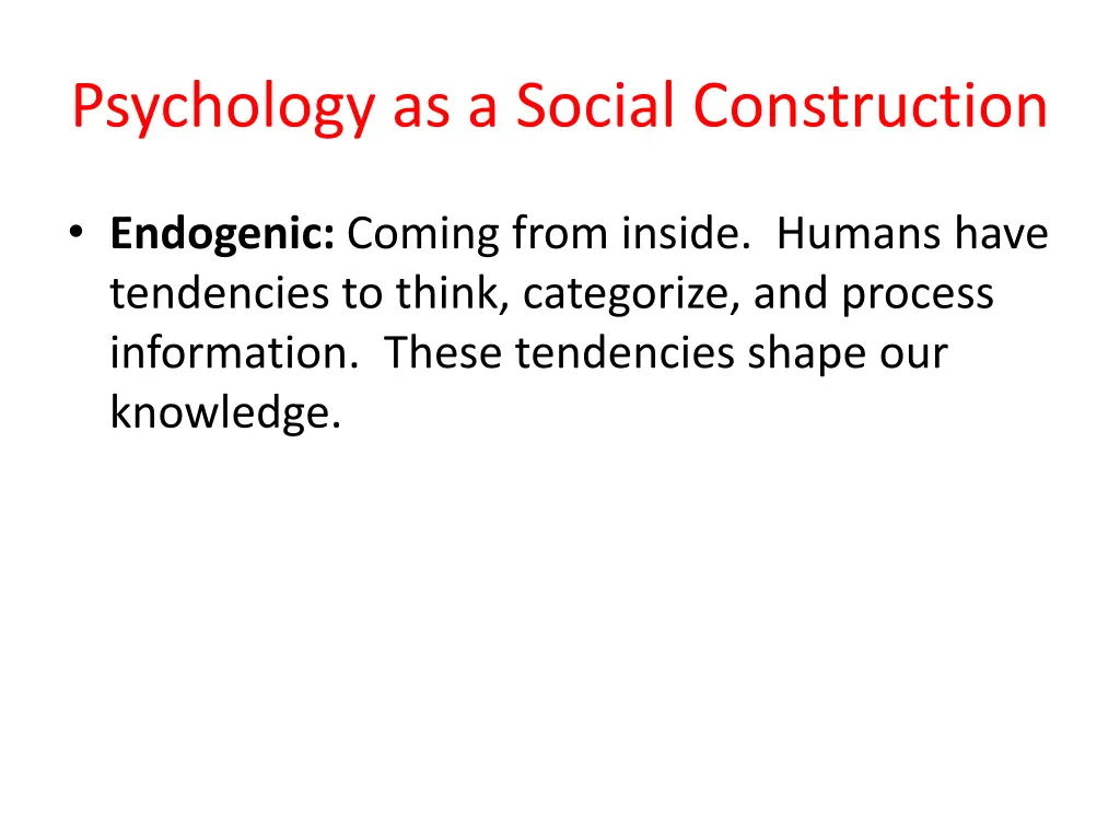 psychology as a social construction 1