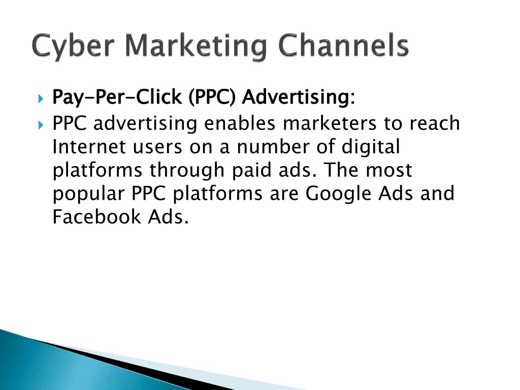 pay ppc advertising enables marketers to reach