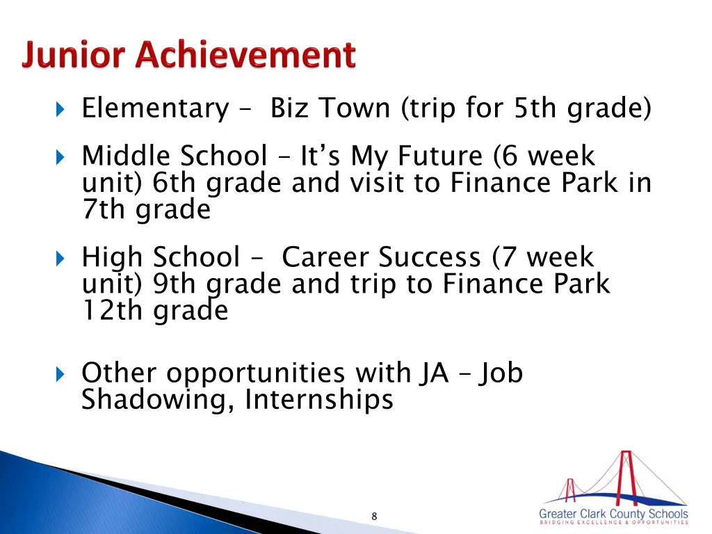 elementary biz town trip for 5th grade middle