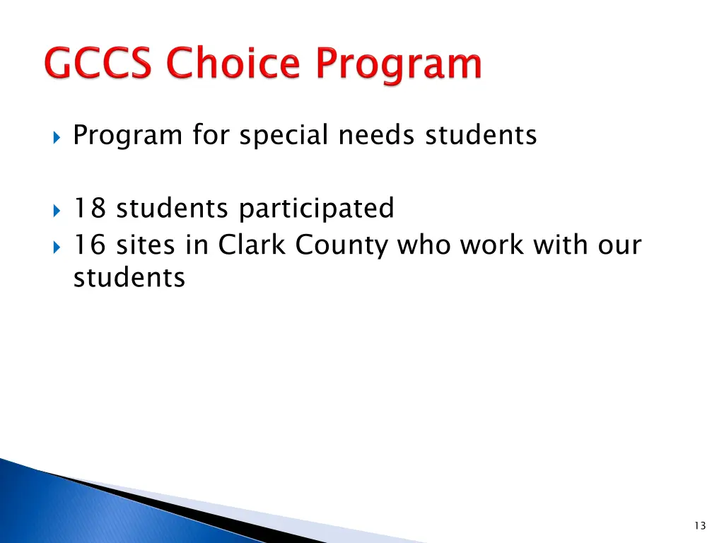 program for special needs students