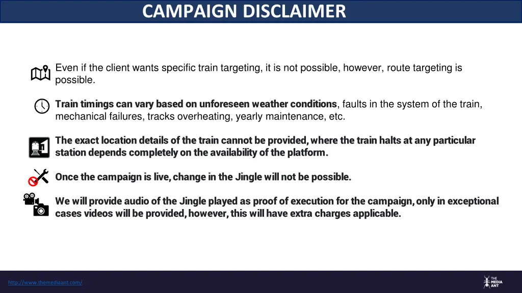 campaign disclaimer