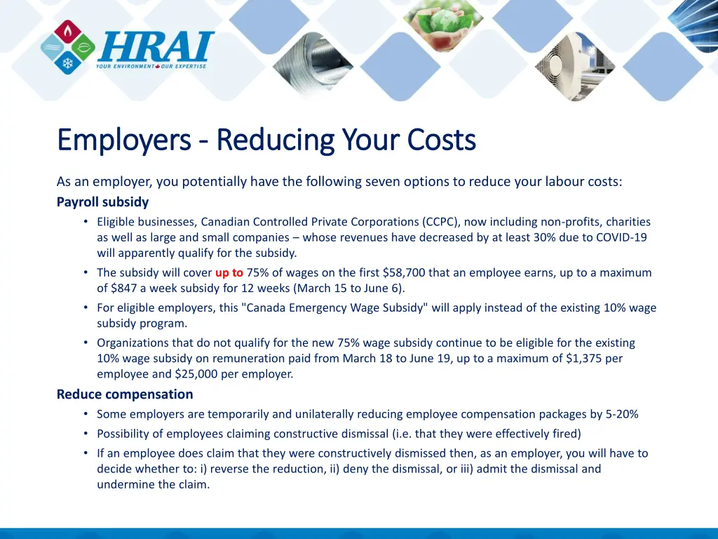 employers employers reducing your costs reducing