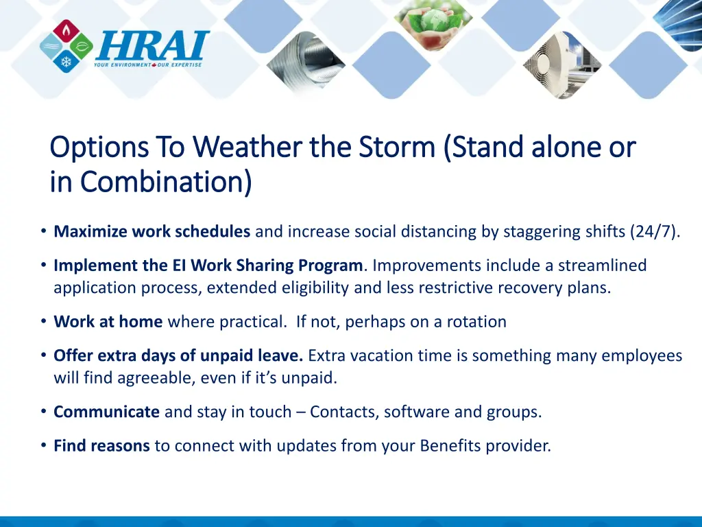 options to weather the storm stand alone