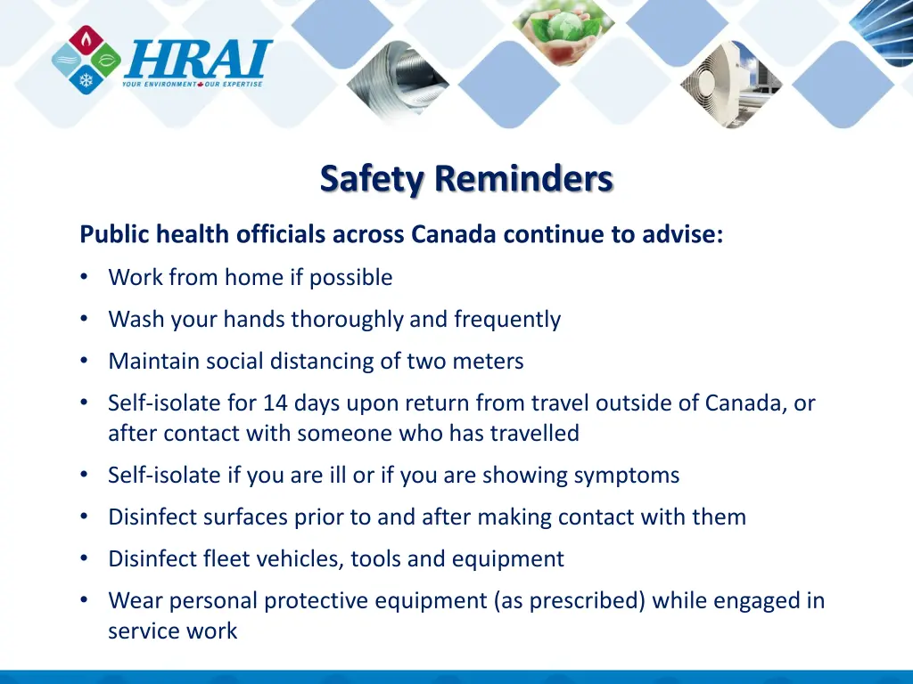 safety reminders