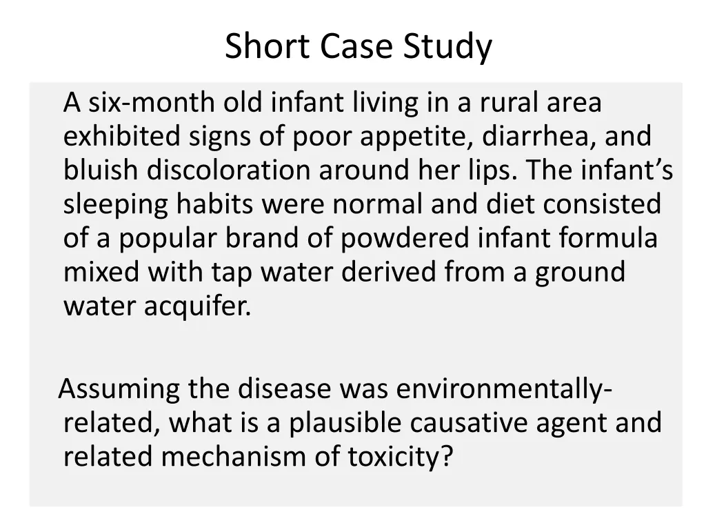 short case study 2