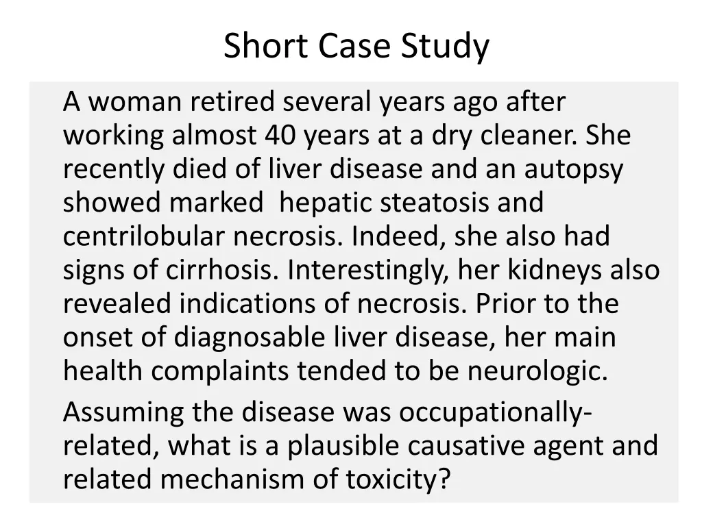short case study 3