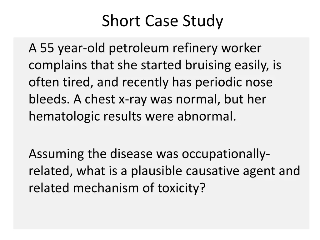 short case study 6