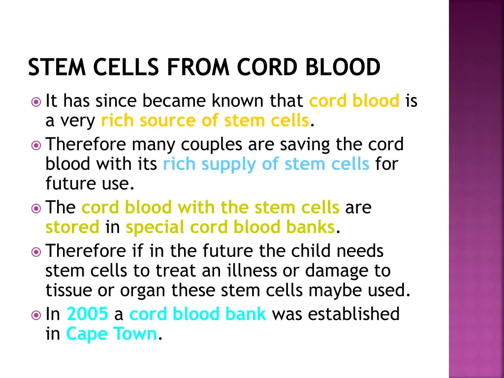 stem cells from cord blood 1