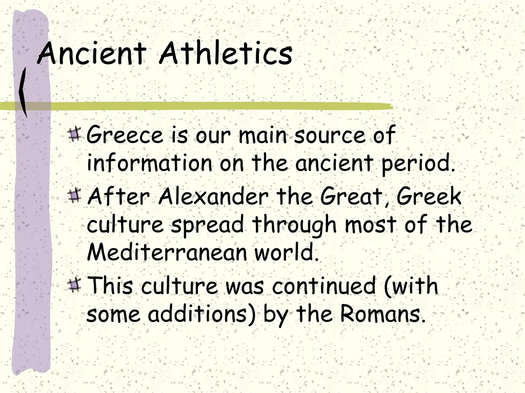 ancient athletics
