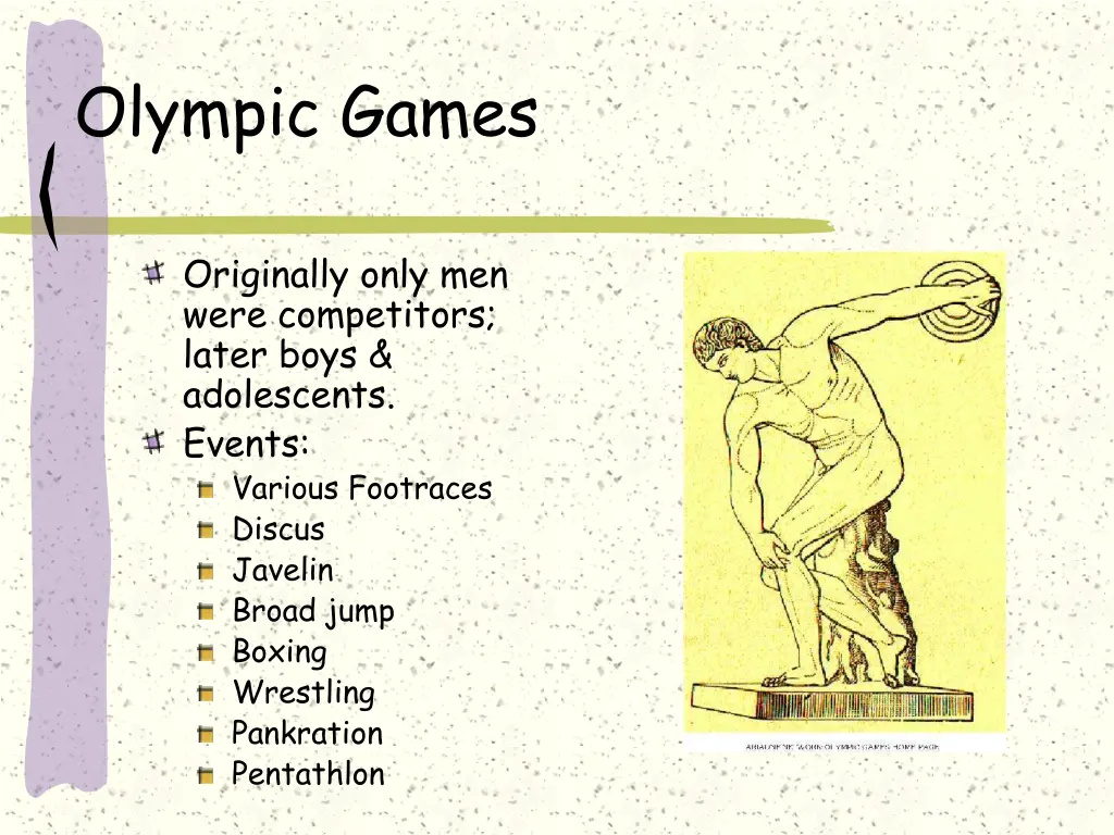 olympic games 1