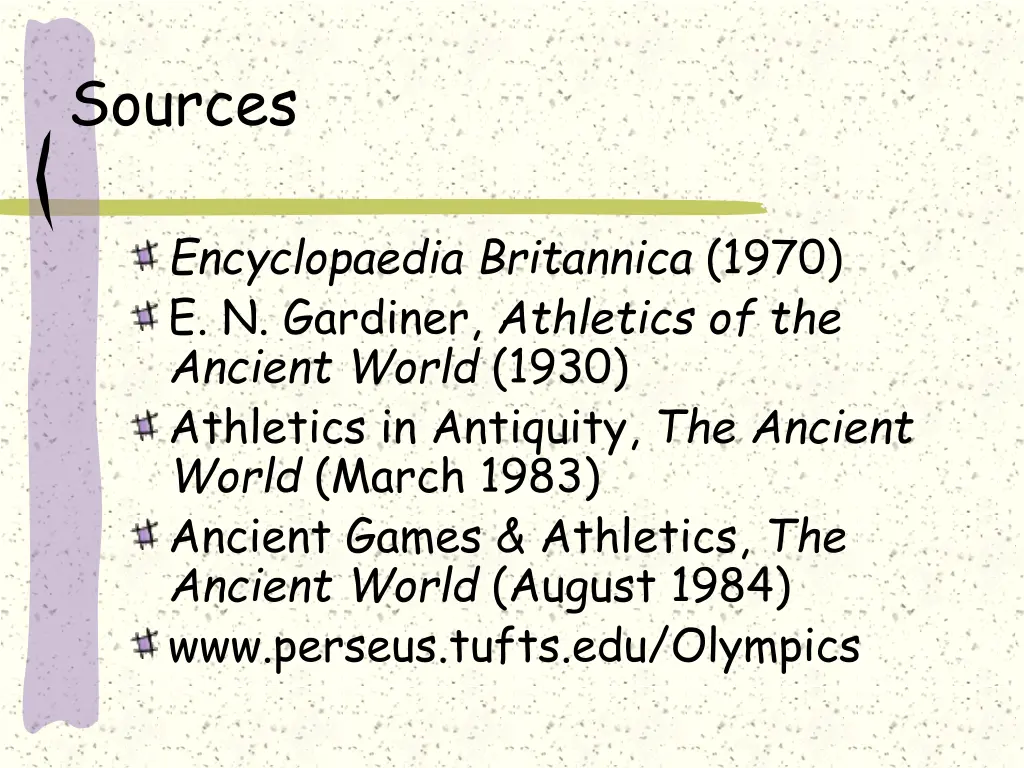 sources