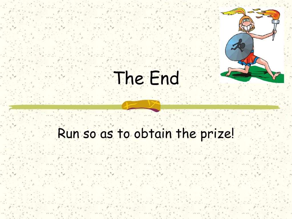 the end