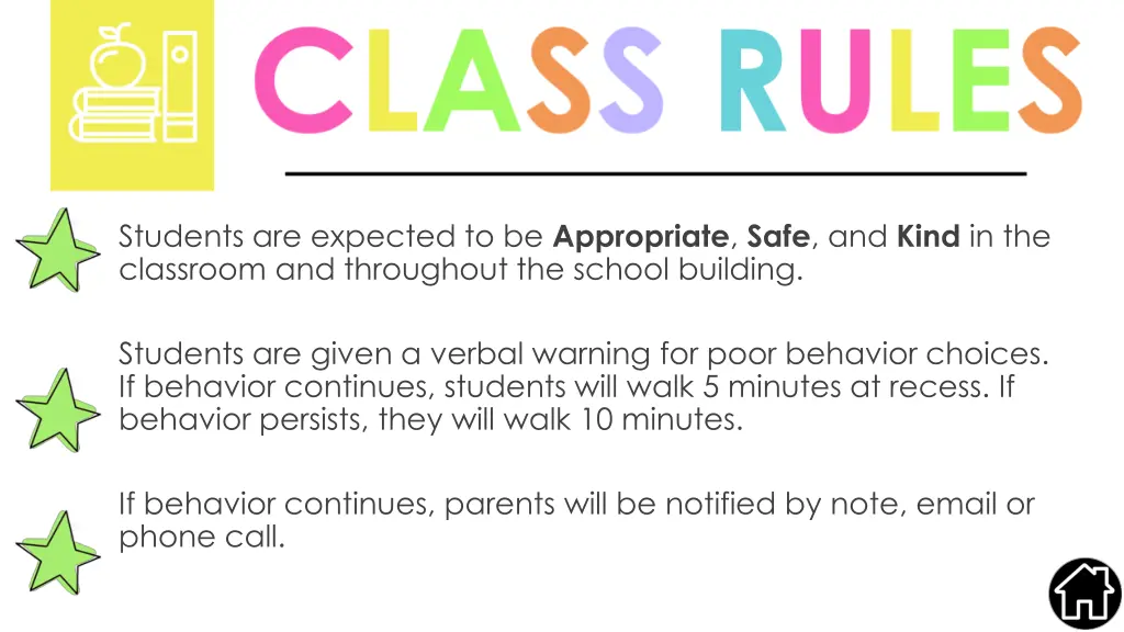students are expected to be appropriate safe