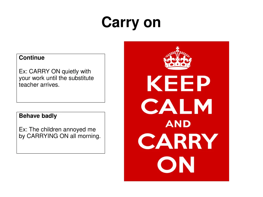 carry on