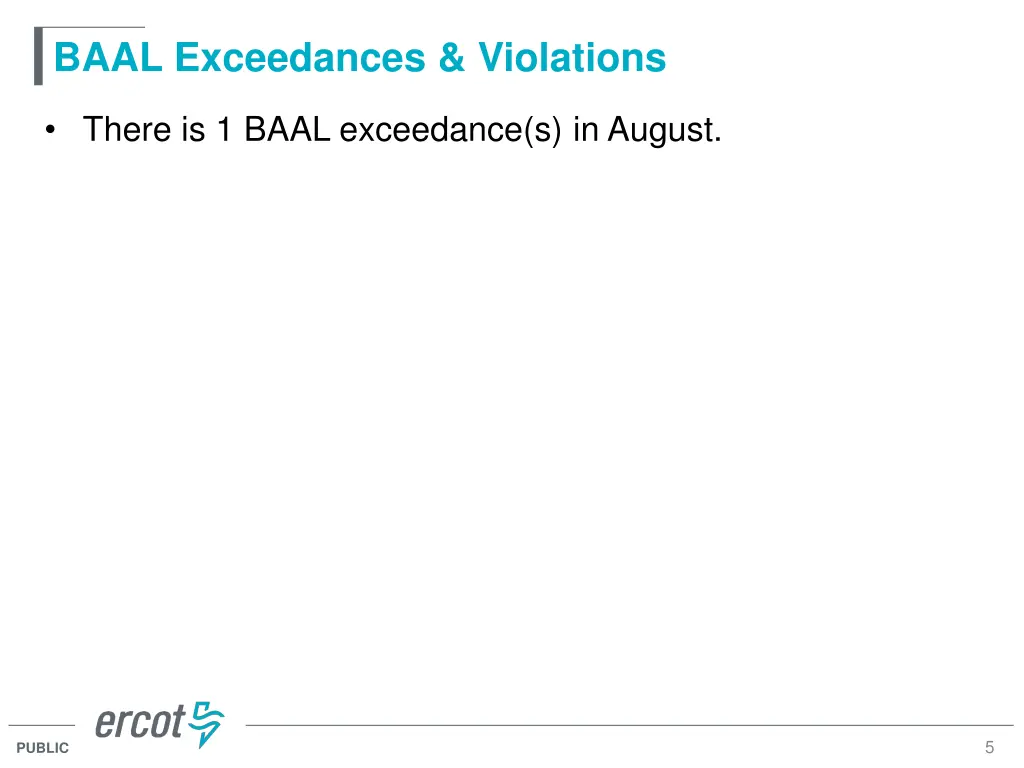 baal exceedances violations