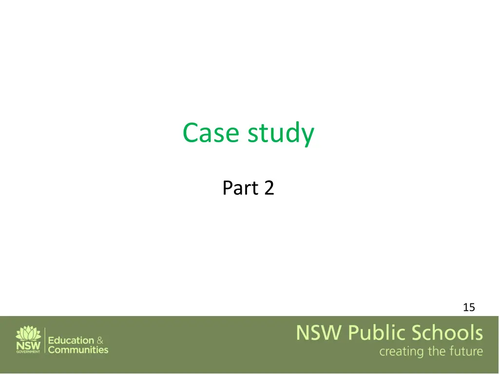 case study 1