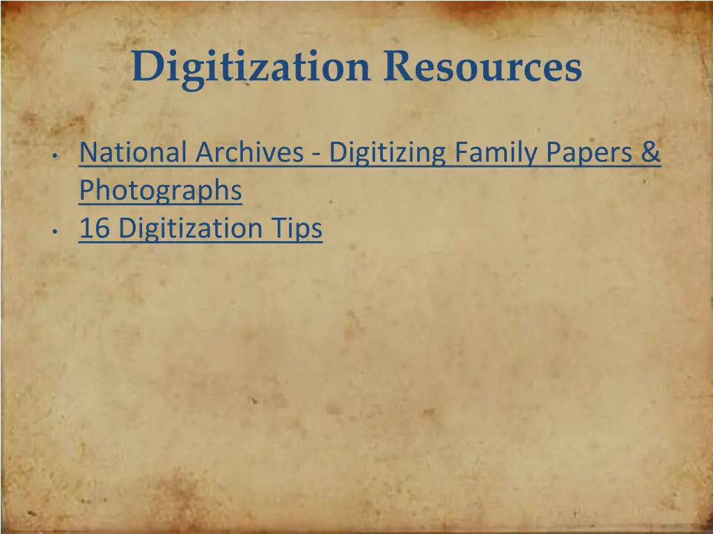 digitization resources