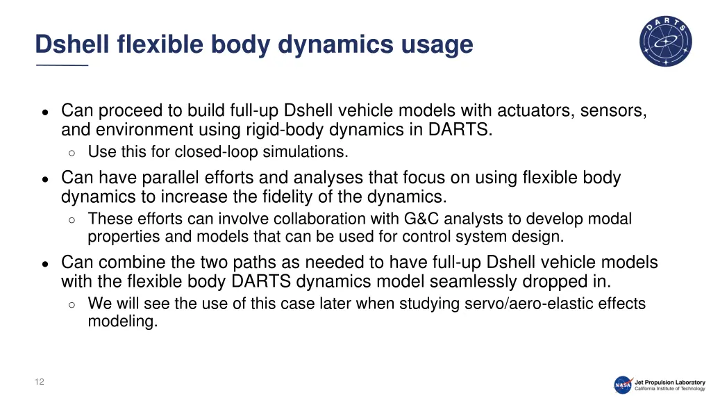 dshell flexible body dynamics usage