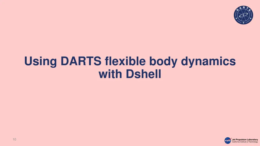 using darts flexible body dynamics with dshell