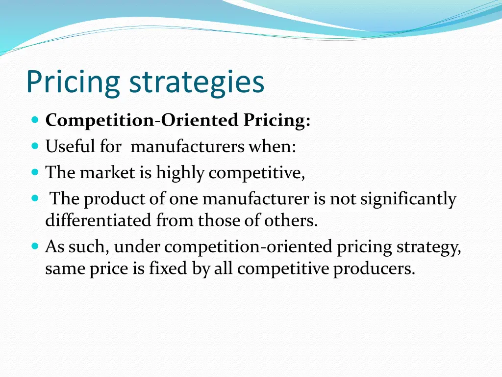pricing strategies 2